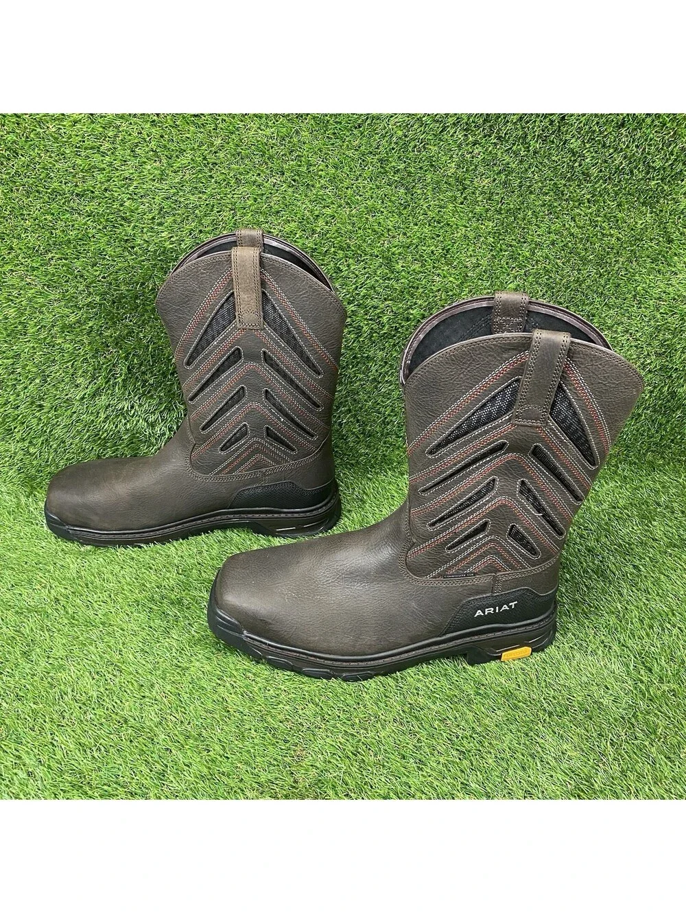 ARIAT WORK Men's Intrepid VentTEK Composite Toe Work Boot Iron Coffee 15 D